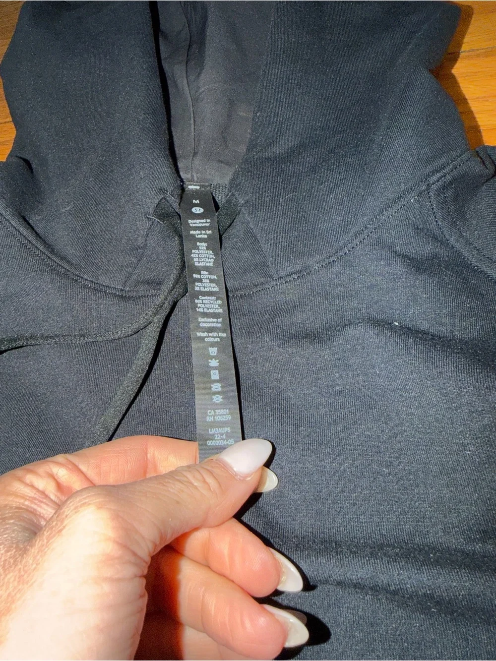 Lululemon Mens Black Scuba Hoodie Size M Pullover